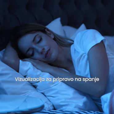 Vizualizacija za pripravo na spanje
